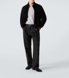 Gianvito Rossi George suede penny loafers