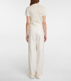 The Row - Rainbow cotton cropped T-shirt