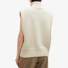 Róhe Women's Cashmere Sleeveless Turtleneck in Cream