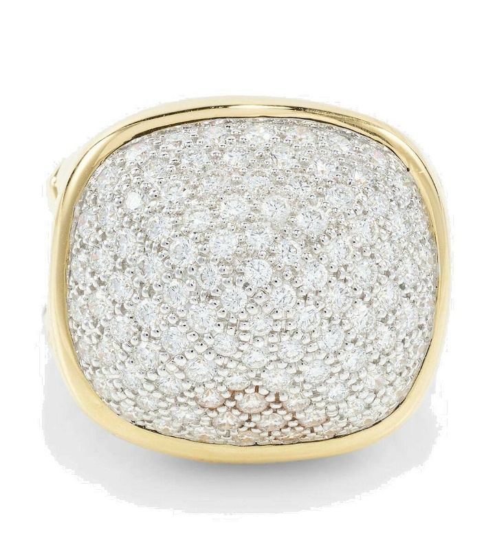 Photo: Marina B Tigella 18kt gold ring with diamonds