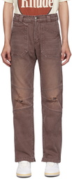 Rhude Brown Coltello Trousers