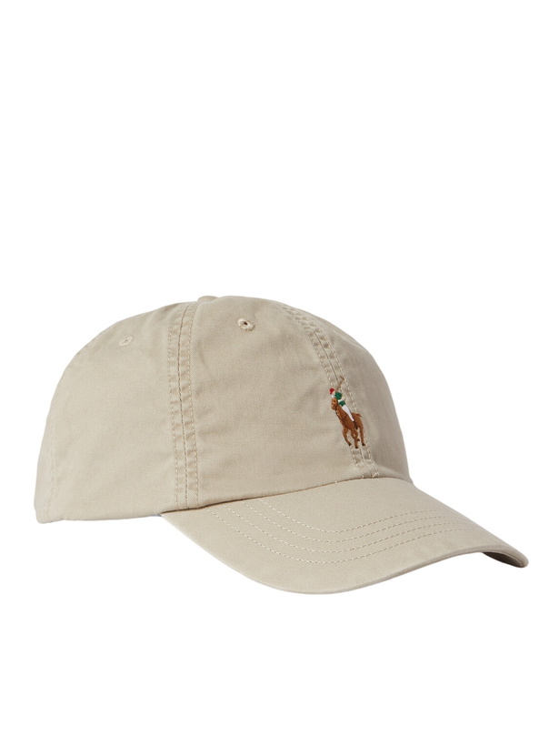 Photo: Polo Ralph Lauren - Logo-Embroidered Cotton-Twill Baseball Cap