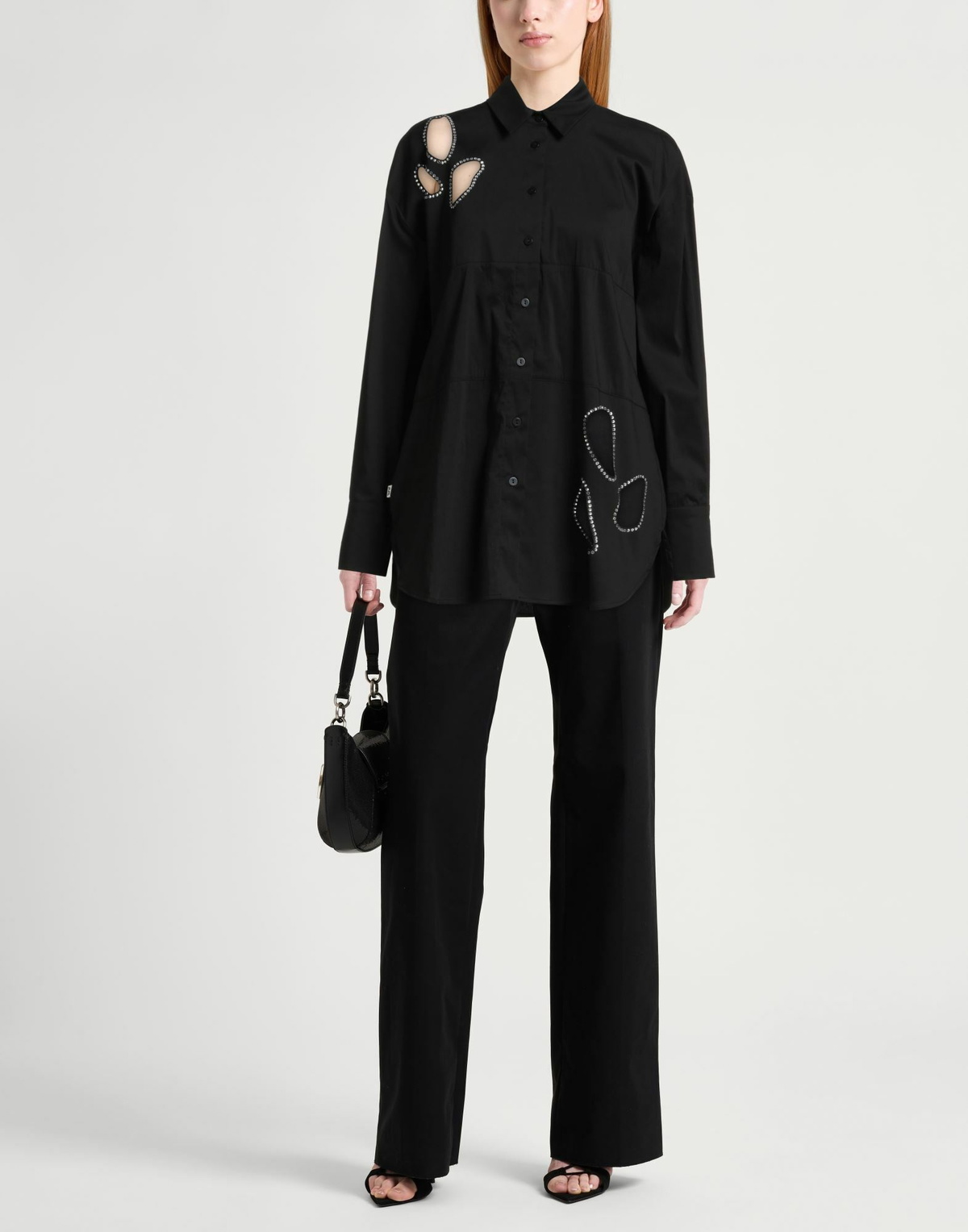 Jijil Womens Shirt in Black