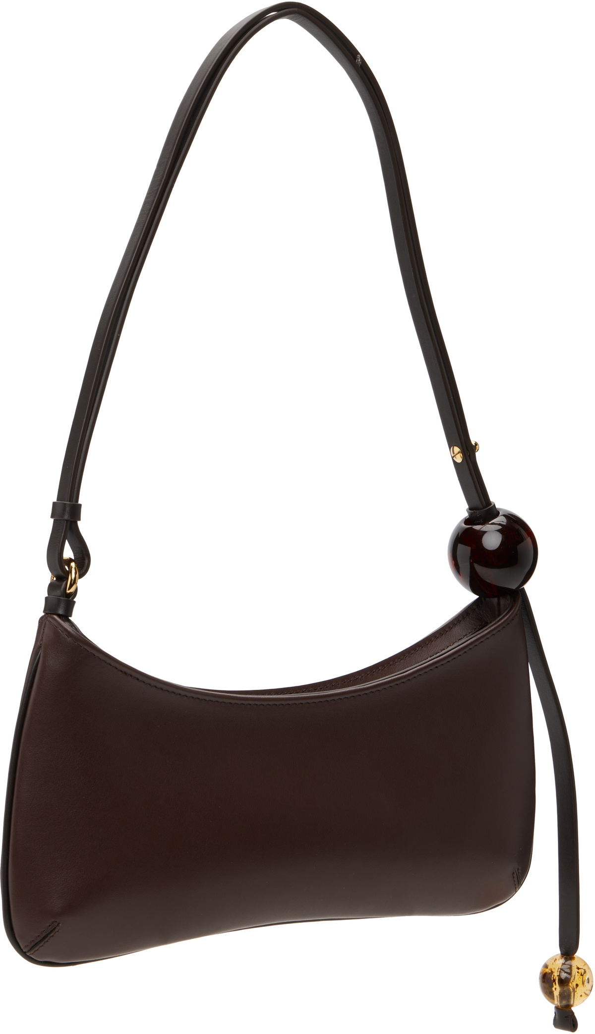 JACQUEMUS Burgundy Les Classiques 'The Bisou Perle' Bag