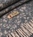 The House of Lyria Malghe wool and cotton-blend throw