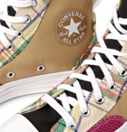 Converse - Hacked Fashion Chuck 70 Patchwork Mesh-Trimmed Canvas High-Top Sneakers - Multi