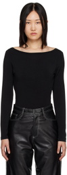 determ; Black Twisted Bodysuit