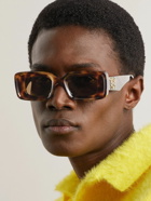 Loewe - Anagram Rectangular-Frame Tortoiseshell Acetate Sunglasses