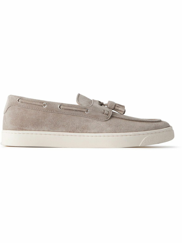 Photo: Brunello Cucinelli - Suede Loafers - Neutrals