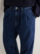 AGOLDE - Slater Straight-Leg Pleated Jeans - Blue