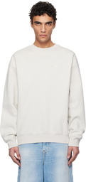 Nike Gray Solo Swoosh Sweatshirt