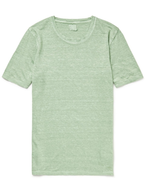 Photo: 120% - Slub Linen T-Shirt - Green