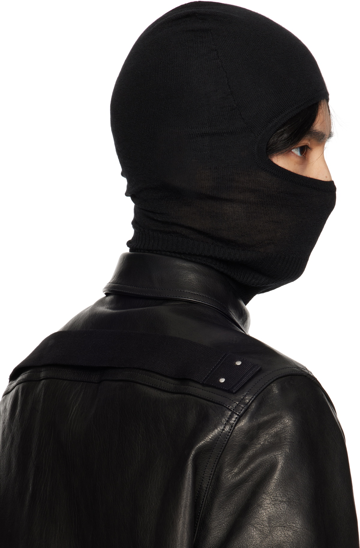 Rick Owens Black Concordians Skull Balaclava