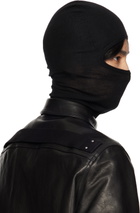 Rick Owens Black Concordians Skull Balaclava