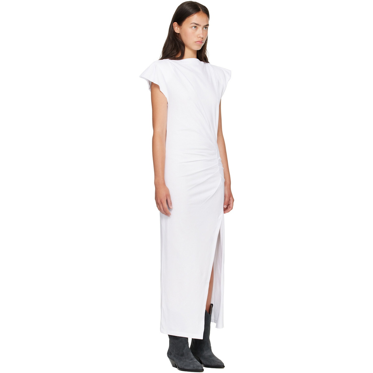 Isabel Marant White Nadela Midi Dress