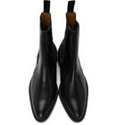 Toga Virilis Black Leather Chelsea Boots