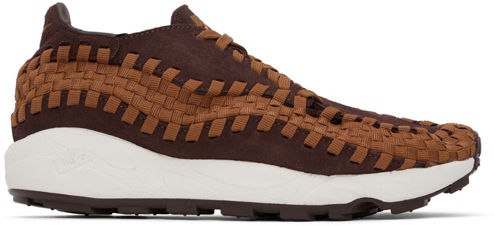 Photo: Nike Brown Air Footscape Woven Sneakers