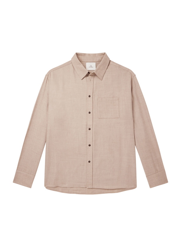 Photo: The Elder Statesman - Wool and Cashmere-Blend Shirt - Neutrals