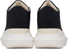 Rick Owens DRKSHDW Black Porterville Jumbo Laced Abstract Low Sneakers