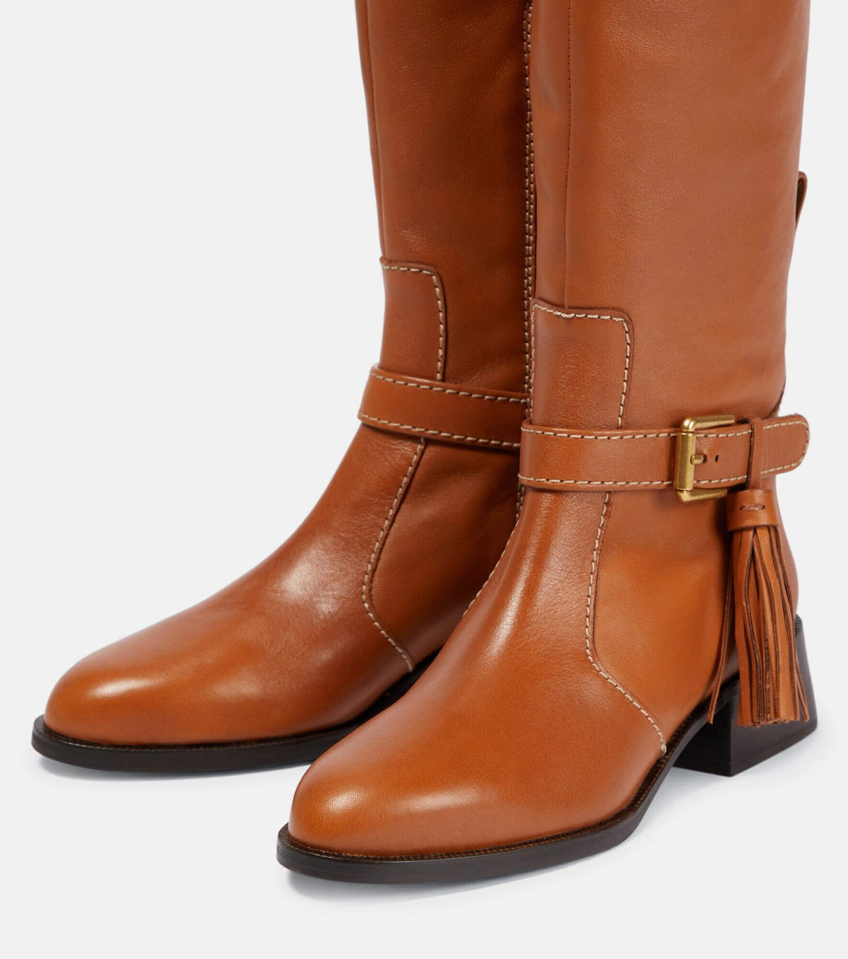 See By Chloe - Lory leather over-the-knee boots See by Chloe