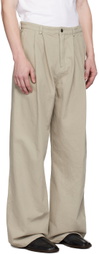 Mark Kenly Domino Tan Studio Taupe Per Trousers