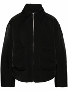 Bianca Saunders Black Larent Twill Bomber Jacket