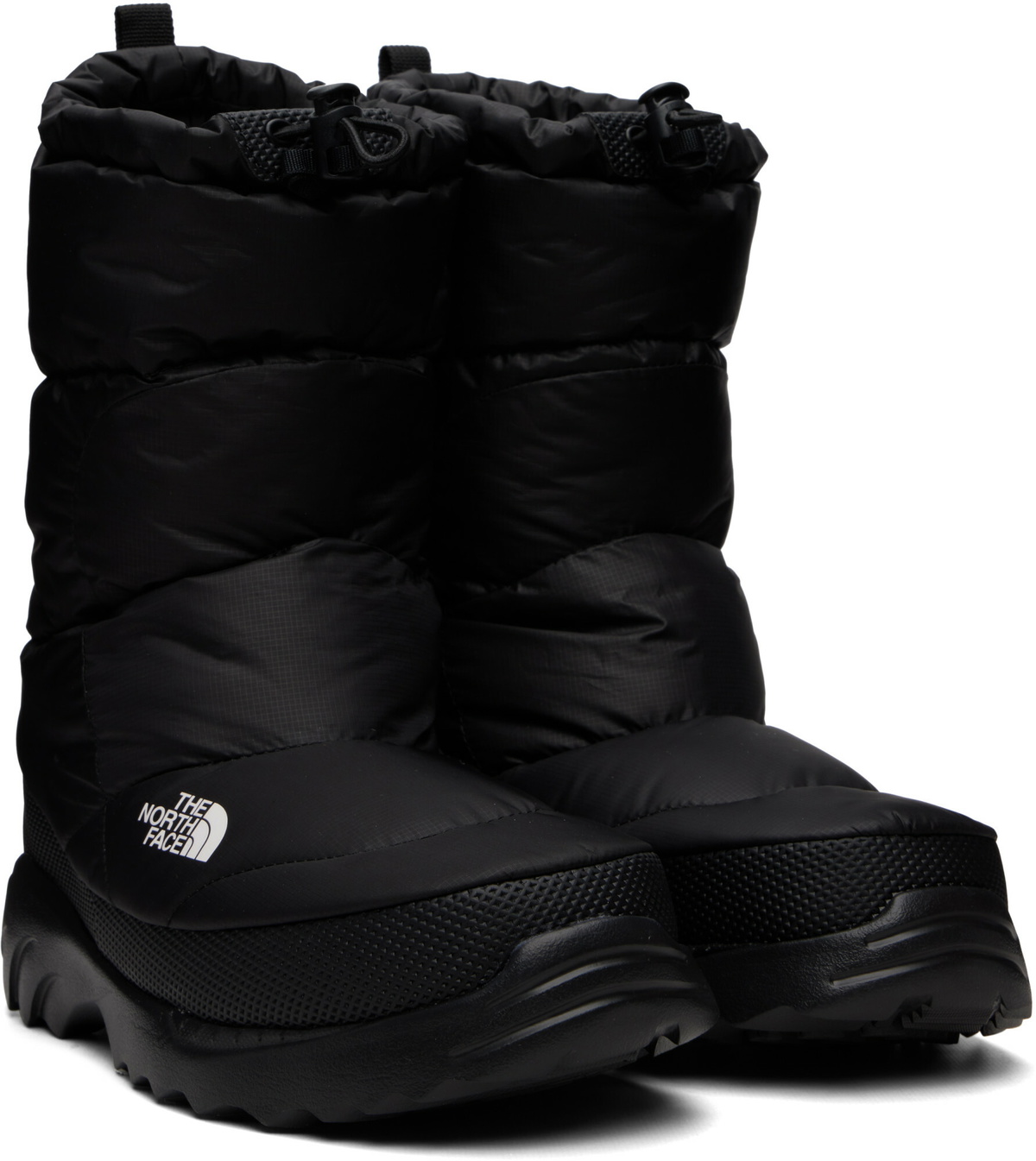 The North Face Black Nuptse Traction Boots