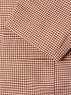 Séfr - Insight Gingham Woven Suit Jacket - Brown