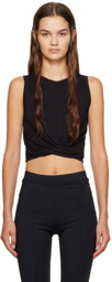 Alo Black Cover Tank Top