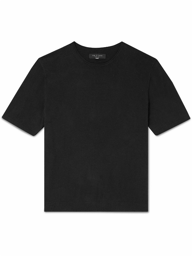 Photo: Rag & Bone - Louis Organic Cotton T-Shirt - Black
