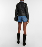 Etro - Leather biker jacket