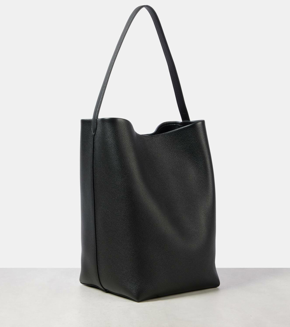 The Row Park Large N/S leather tote bag