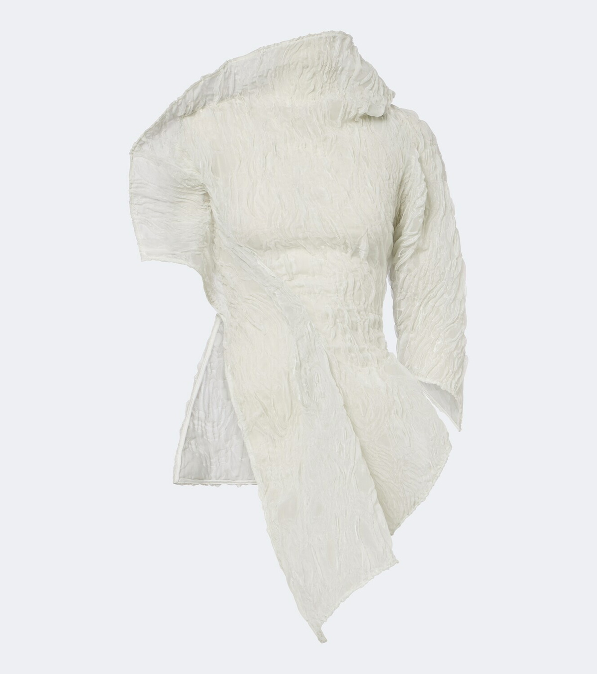 Maticevski Scintilla asymmetric georgette top
