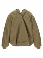 Y/Project double Zip Pinched Logo Jacket
