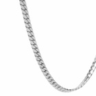 Laura Lombardi Women's Mini Omega Chain Necklace in Silver