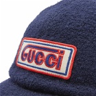 Gucci Men's Patch Baseball Cap in Blue