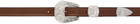 NEEDLES Brown Papillon Western Tip Belt