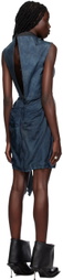 Liza Keane SSENSE Exclusive Multicolor Negative Minidress