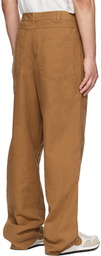 Nike Brown Double Panel Trousers