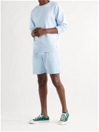 Onia - Garment-Dyed Cotton-Jersey Shorts - Blue
