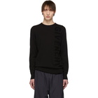 Givenchy Black Vertical Logo Sweater