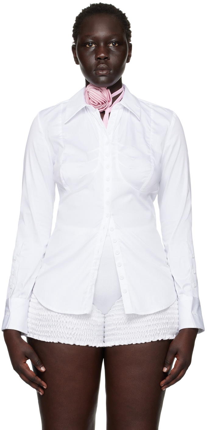 Sinéad O’Dwyer White Fitted Shirt Sinéad O’Dwyer