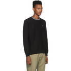 Noah NYC Black Houndstooth Collar Sweatshirt