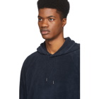 Ralph Lauren Purple Label Navy Fleece Hoodie