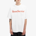 Late Checkout Men's Room Service T-Shirt in White