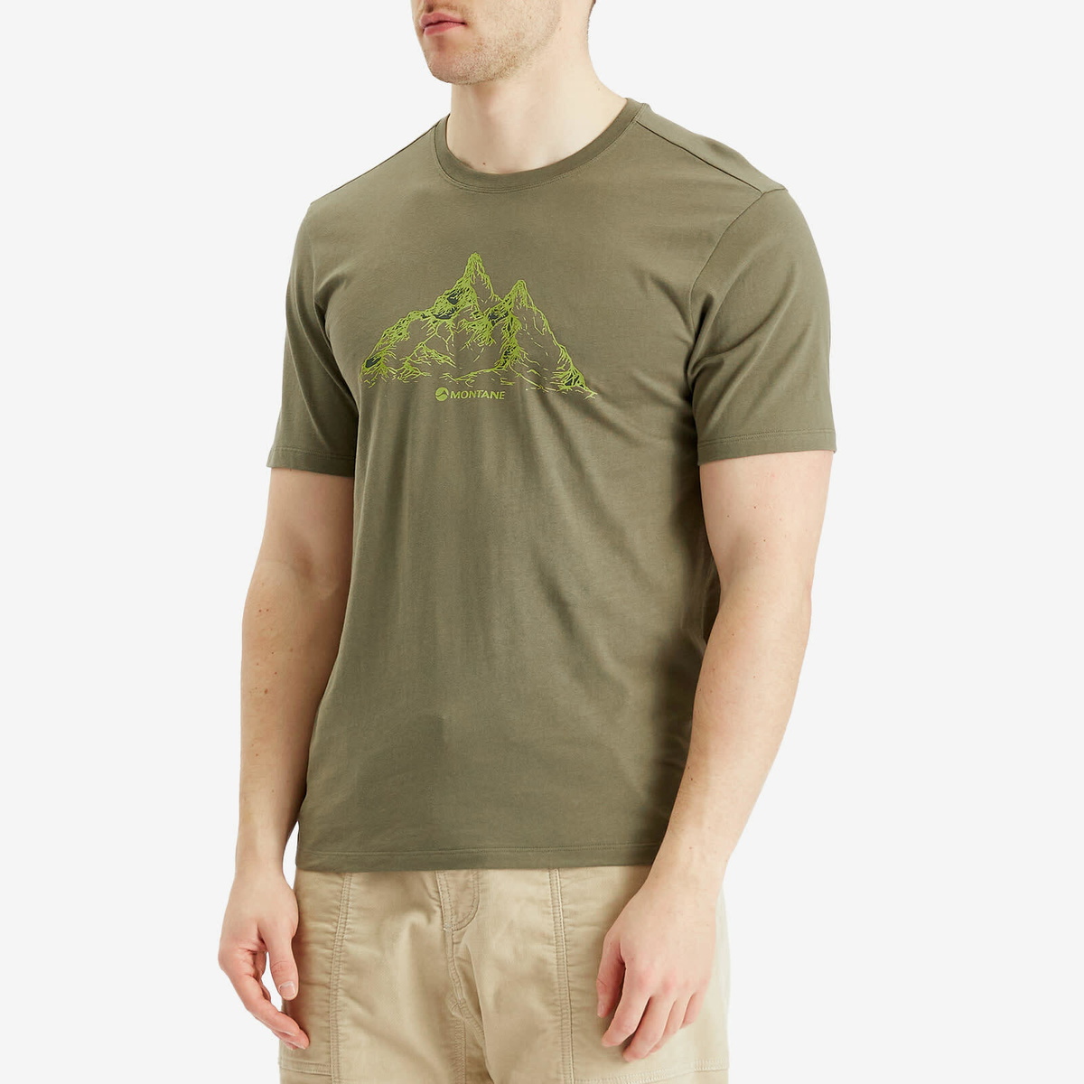 Montane Men's Dual Mountain T-Shirt in Caper
