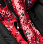 Moncler Genius - 3 Moncler Grenoble Girdwood Floral-Print Quilted Hooded Down Ski Jacket - Men - Red