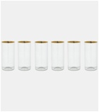 Bitossi - Set of 6 champagne glasses