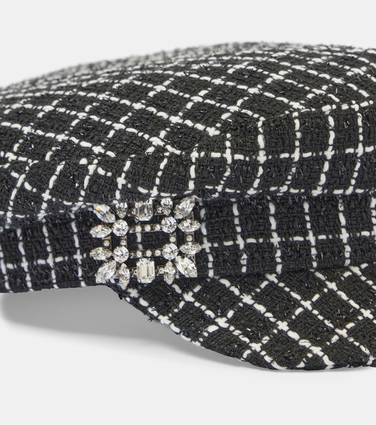 Roger Vivier Embellished newsboy cap