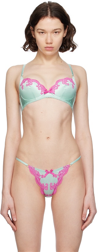 Photo: Agent Provocateur Green Molly Bra
